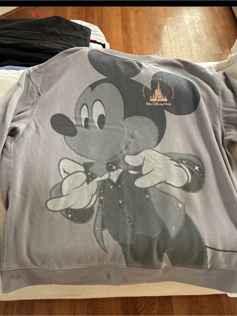Disney 50th Anniversary Gray Pullover